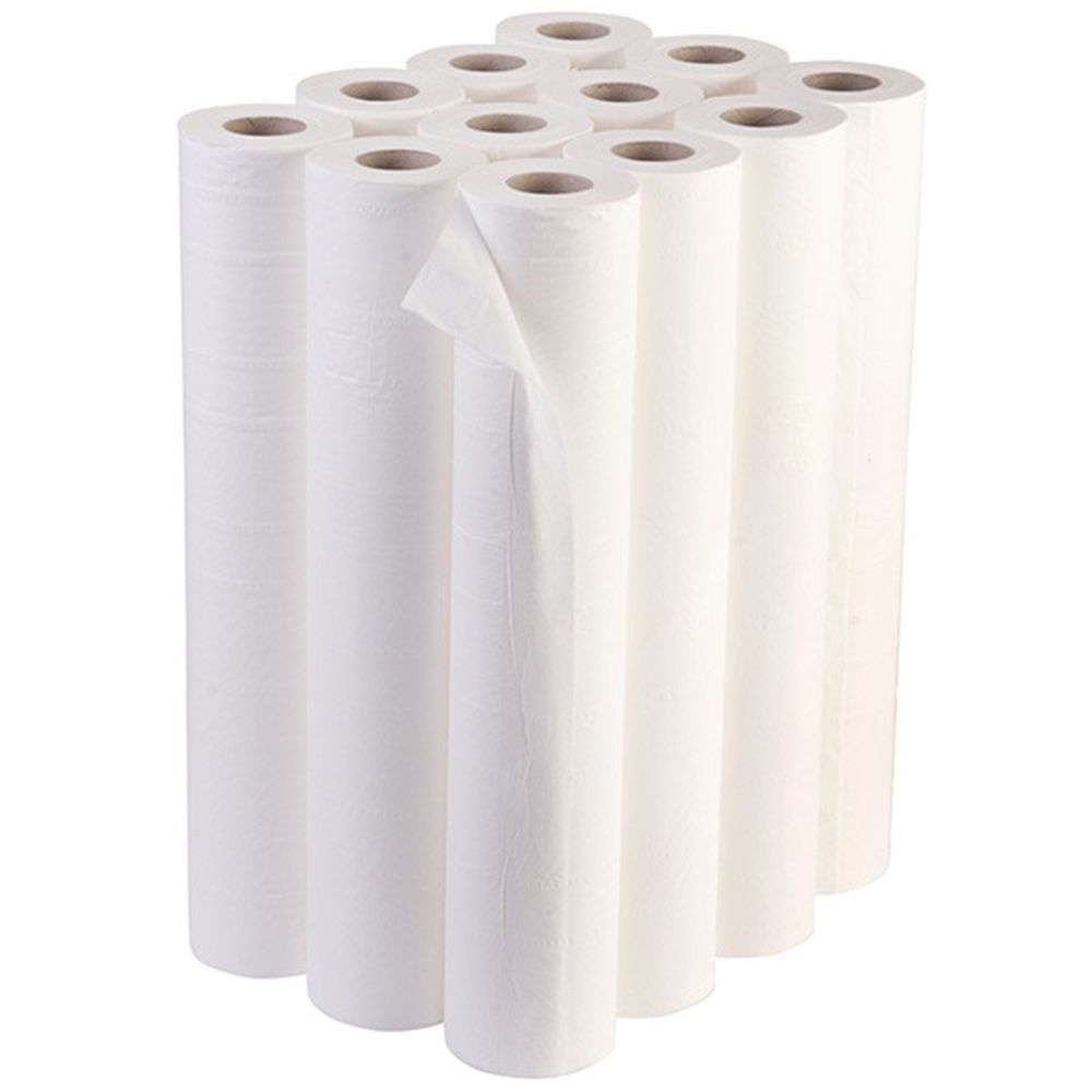 Hygimax White Couch Roll 20 inch 2ply 40m x 500mm case 12