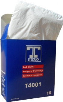 Cotton Tack Cloths By T-Euro - Box of 10 Cloths 45x35cms