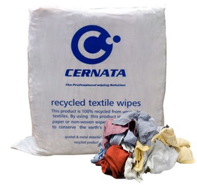 1 x 10kg General Purpose Industrial 'Rags in a bag' 100% Cotton  NEXT DAY 